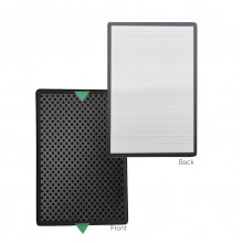 2 Adet Set Dijitsu HT100 Hava Temizleyici Filtre Faf Marka Uyumlu Ürün  Hepa + Karbon Birleşik Filtre   Beyaz