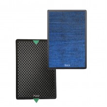 2 Adet Set Dijitsu HT100 Hava Temizleyici Filtre Faf Marka Uyumlu Ürün  Hepa + Karbon Birleşik Filtre   Mavi