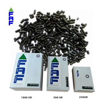 3- 4 MM Pellet Silindirik Aktif Karbon  Filtre Malzemesi Akvaryum  ve Hava İçin 1 Kg