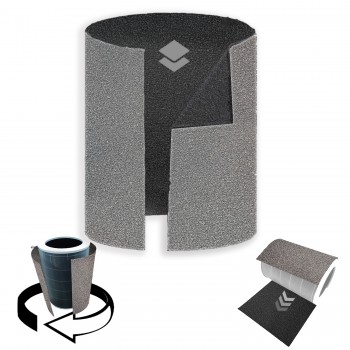 Xiaomi Mi Smart Air Purifier 4 PRO Hava Temizleyici Filtre Üstü  Uyumlu Sargı UV Tio2 Karbonlu Çift katmanlı Koku Giderici Sünger 3 MM Siyah Gümüş 1 Adet