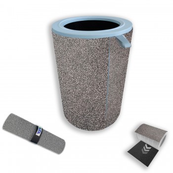 Xiaomi Mi Smart Air Purifier 4 PRO Hava Temizleyici Filtre Üstü  Uyumlu Sargı UV Tio2 Karbonlu Çift katmanlı Koku Giderici Sünger 3 MM Siyah Gümüş 1 Adet
