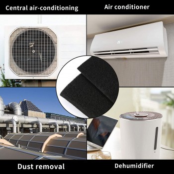 FAF FILTER / 2 Adet 10 mm Hava Temizleyici / Davlumbaz /Klima İçin Koku Giderici Real Aktif Karbon Keçe FAF335987980