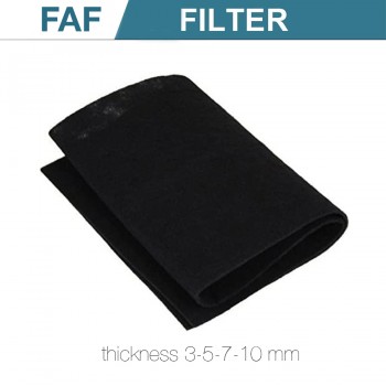 FAF FILTER / 2 Adet 10 mm Hava Temizleyici / Davlumbaz /Klima İçin Koku Giderici Real Aktif Karbon Keçe FAF335987980