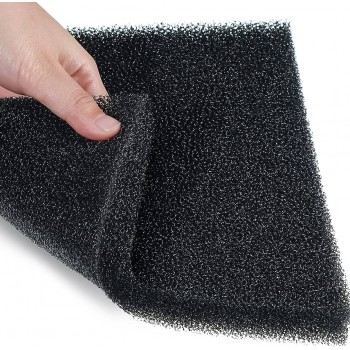 50x50cm 6mm  Hava Temizleme Cihazları / Süpürge/ Akvaryum  / Klima İçin Toz Toplayıcı Siyah Filtre Süngeri 