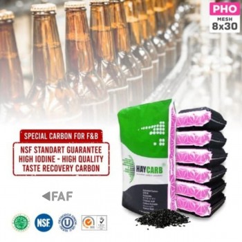 Coul Based Kömür Bazlı Granül Aktif Karbon  sıvılar ve akvaryum için 8x30 Mesh 25 Kg. Çuval