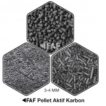 3- 4 MM Pellet Silindirik Aktif Karbon  Filtre Malzemesi Akvaryum  ve Hava İçin 1 Kg