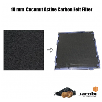 1Adet 10 mm Daikin Mc70L VM  Hava Temizleyici  için Uyumlu Aktif Karbonlu Polimer Sünger Siyah Filtre