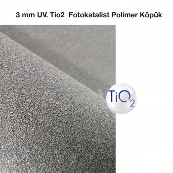2 Adet 15*15cm. 3mm UV. Tio2 Polimer Sünger Ultraviole, Ozon, Hava Temizleyici, ve Klimalar İçin