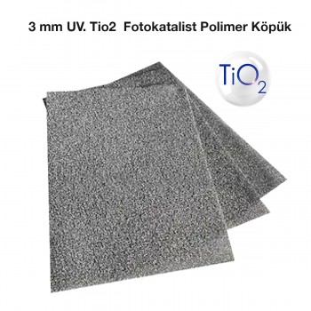 2 Adet 15*15cm. 3mm UV. Tio2 Polimer Sünger Ultraviole, Ozon, Hava Temizleyici, ve Klimalar İçin