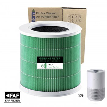 Xiaomi Smart Hava Temizleyici 4 Kompakt Filtre, Xiaomi 4 compact Filtre, Formaldehit yeşil Filtre / Faf True Hepa 13