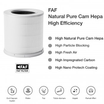 Xiaomi Smart Hava temizleyici 4 Kompakt Filtre, Smart 4 Kompakt Filtre / Faf True Hepa 13 AFEP7TFM01