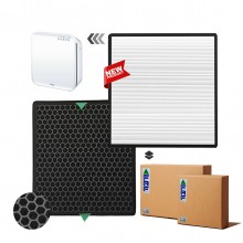 Beurer LR300 / LR310 Hava Temizleyici Yedek Filtre Faf Marka Uyumlu Ürün Hepa + Karbon Birleşik Filtre   Beyaz Natural