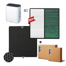Beurer LR200- LR210 Hava Temizleyici Filtre Faf Marka Uyumlu Ürün Hepa + Karbon Birleşik Filtre   Yeşl Formaldehid