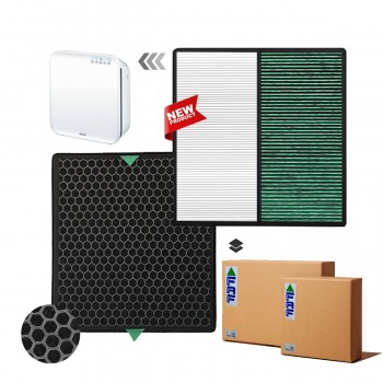 Beurer LR300 / LR310 Hava Temizleyici Filtre Faf Marka Uyumlu Ürün Hepa + Karbon Birleşik Filtre   Yeşl Formaldehid