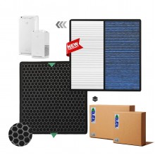 Daikin MC55W / MCK55W Filtre Faf Marka Çift Katmanlı Hepa + Karbon Birleşik Filtre Mavi Allergy Filtre