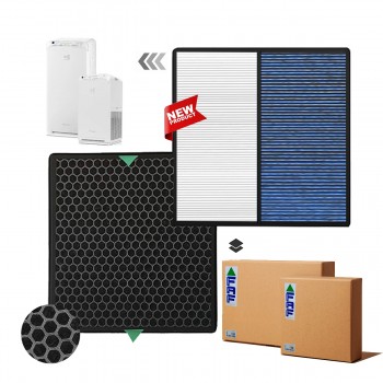 Daikin MC55W / MCK55W Filtre Faf Marka Çift Katmanlı Hepa + Karbon Birleşik Filtre Mavi Allergy Filtre