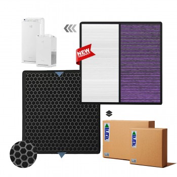 Daikin MC55W / MCK55W Filtre Faf Marka Çift Katmanlı Hepa + Karbon Birleşik Filtre Mor Antibakteriyel Filtre