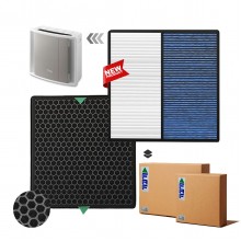 Delonghi AC100 Filtre Faf Marka Çift Katmanlı Hepa + Karbon Birleşik Filtre Mavi Allergy Filtre