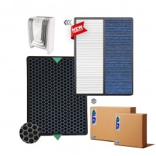 Electrolux Beam BM500AZ Hava Temizleyici Filtre Faf Marka Uyumlu Ürün Hepa + Karbon Birleşik Filtre   Mavi Allergy