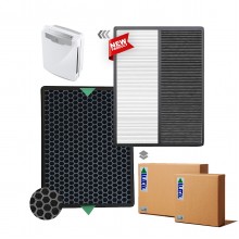 Electrolux EAP300 Hava Temizleyici Filtre Faf Marka Uyumlu Ürün Hepa + Karbon Birleşik Filtre   Siyah Smoky