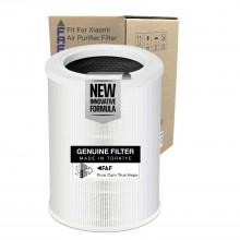 Xiaomi Mi Air Purifier PRO Filtre, Model AC-M3-CA Uyumlu Özel Seri High Efficiency Beyaz FAF / Natural Pure Hepa 14 Filtresi 