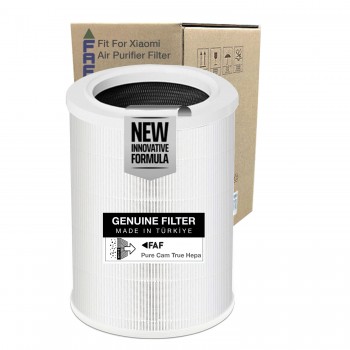Xiaomi Smart Air Purifier Filtre 4 Model: AC-M16-SC Uyumlu Özel Seri High Efficiency Beyaz FAF / Natural Pure Hepa 14 Filtresi