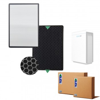 Işkın Hava Temizleyici Filtre Faf Marka Uyumlu Ürün Hepa + Karbon Birleşik Filtre   Beyaz Natural