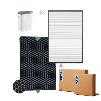 Jimmy AP36 Filtre Air Purifier Filtre Hava Temizleyici Uyumlu Filtre Natural Beyaz
