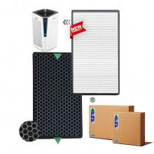 2 Adet Set Karcher AF100 Hava Temizleyici Filtre Faf Marka Uyumlu Ürün  Hepa + Karbon Birleşik Filtre   Beyaz
