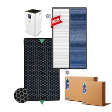 2 Adet Set Karcher AF50 Hava Temizleyici Filtre Faf Marka Uyumlu Ürün  Hepa + Karbon Birleşik Filtre   Mavi