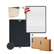 Rain Life NBA-150 Hava Temizleyici Filtre Faf Marka Uyumlu Ürün Hepa + Karbon Birleşik Filtre   Beyaz Natural