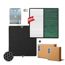 Raks RK-043 Filtre Hava Temizleyici Uyumlu Hepa Karbon Birleşik Filtre  Yeşl Formaldehid