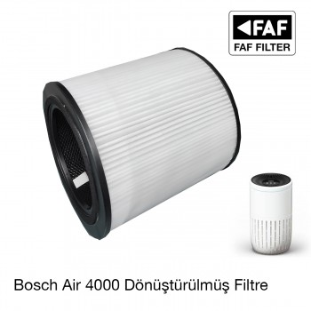 Bosch Air 4000 Hava Temizleyici Filtre - Hava Temizleyici Özel Üretim Karbonlu Hepa Filtre  (Dönüştürülmüş Yenilenmiş  Ürün )