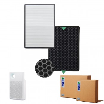 Coway AP-1018F  Filtre Faf Marka Uyumlu Ürün Hepa + Karbon Birleşik Filtre   Beyaz natural