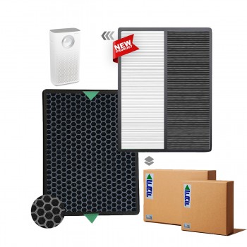Coway AP-1516D Yedek Filtre Hava Temizleyici Filtre Faf Marka Uyumlu Ürün Hepa + Karbon Birleşik Filtre   Siyah