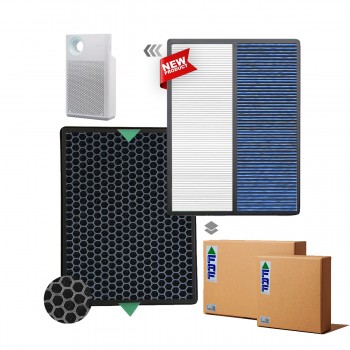 Coway AP-1018F Filtre Faf Marka Uyumlu Ürün Hepa + Karbon Birleşik Filtre   Mavi