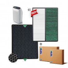 Philips 1000i Serisi Filtre AC1215 /10 Filtre, Hava Temizleyici Uyumlu FY1410 FY1413 Filtre Hepa + Karbon Natural yeşil Formaldehit
