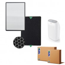 Philips 1000i Serisi AC1215 /10 Filtresi, Hava Temizleyici Uyumlu FY1410 FY1413  Yedek Filtre Hepa + Karbon Beyaz Natural
