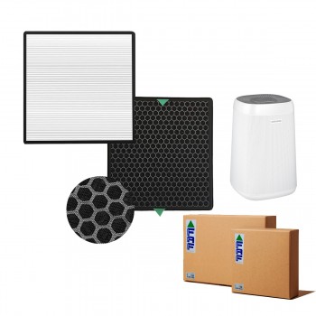 Samsung AX34R3020WW Filtre AX3300 filtre  Hava Temizleyici Uyumlu Hepa Karbon Birleşik Filtre  Beyaz Natural