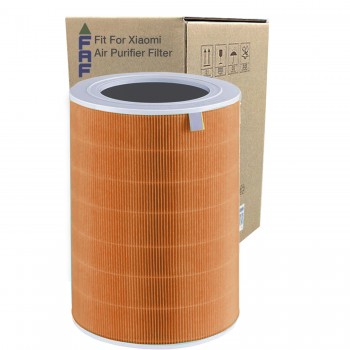 True Hepa 14 Filtre  Xiaomi Mi Air Purifier PRO H Filtre  Model: AC-M13-SC  Uyumlu Özel Seri High Efficiency Filtre Turuncu