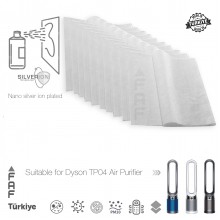 10 Adet Dyson TP04 Hava Temizleyici  Filtre Üstüne Uyumlu İlave Elektrostatik Toz Tutucu Koruyucu  Ön Filtre