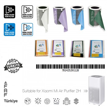 10 Adet Xiaomi  Smart Air Purifier 4 Lite Filtre Üstüne Uyumlu Ekstra Nano Gümüş İyonlu Karışık Renkli Toz Tutucu Ön Filtre  Koruyucu