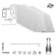 10 Adet Dyson HP03 Hava Temizleyici  Filtre Üstüne Uyumlu İlave Elektrostatik Toz Tutucu Koruyucu  Ön Filtre