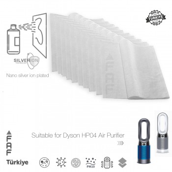 10 Adet Dyson  HP04 Hava Temizleyici  Filtre Üstüne Uyumlu İlave Elekrostatik Toz Tutucu Koruyucu  Ön Filtre