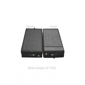 Lavieair 20m2 Model 9802 Filtre Tüm Renkli Serileri Hava Temizleyici Uyumlu Hepa Karbon Birleşik Filtre  Silver Ioniser UV Tio2