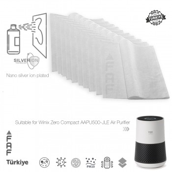 10 Adet WINIX ZERO COMPACT AAPU500-JLE Hava Temizleyici  Filtre Üstüne Uyumlu İlave Elekrostatik Toz Tutucu Koruyucu  Ön Filtre
