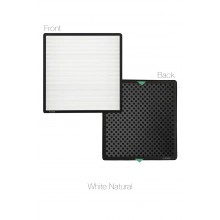 Hitachi EP-A3000  EP-A5000  EP-A5100C Hava Temizleyici Uyumlu Hepa Karbon Birleşik Filtre  Beyaz Natural