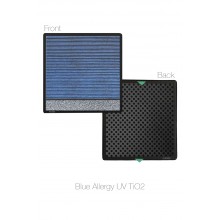 Hitachi EP-A3000  EP-A5000  EP-A5100C Hava Temizleyici Uyumlu Hepa Karbon Birleşik Filtre  Mavi Allergy