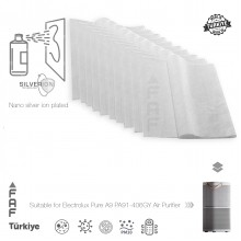 10 Adet Electrolux Pure A9 PA91-406GY Hava Temizleyici  Filtre Üstüne Uyumlu İlave Elektrostatik Toz Tutucu Koruyucu  Ön Filtre