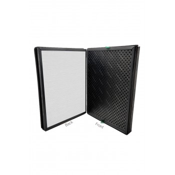 Delonghi AC75 Hava Temizleyici Filtre Faf Marka Uyumlu Ürün Hepa + Karbon Birleşik Filtre   Beyaz
